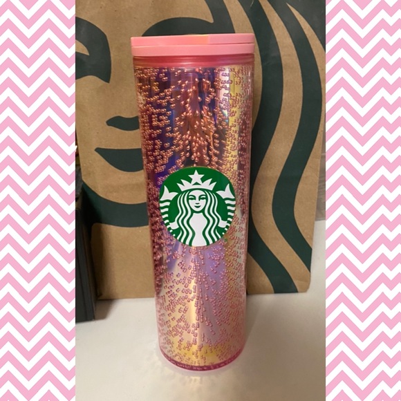 NWT🌟 Starbucks Holiday 2020 Bubble Tumbler PINK